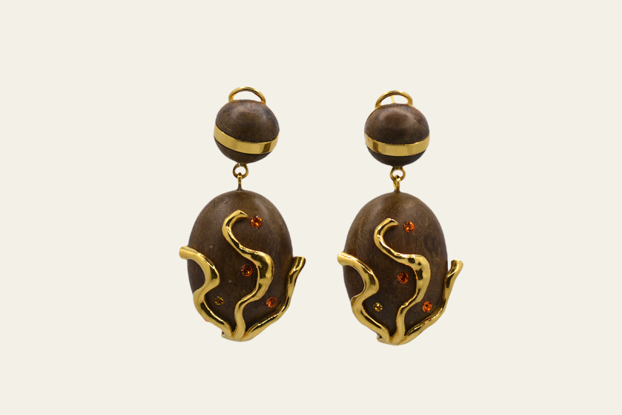 Medusa Gold Earrings