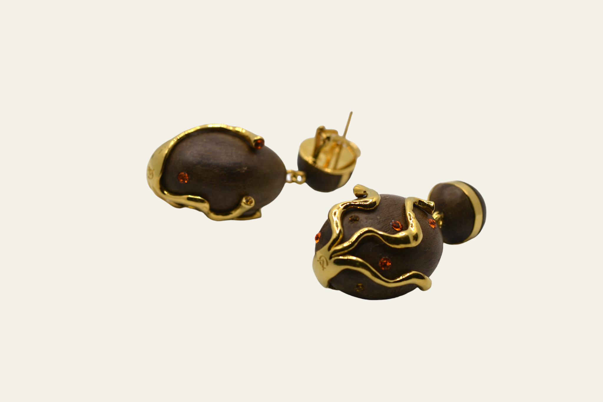 Medusa Gold Earrings